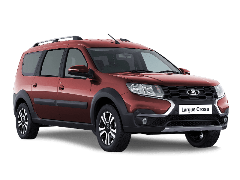 Купить Lada Largus Cross в Тюмени - Красный «Красный сплав» (136) - металлик