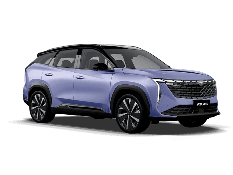 Купить Geely Atlas NEW в Тюмени - Starry Blue / Серо-голубой металлик